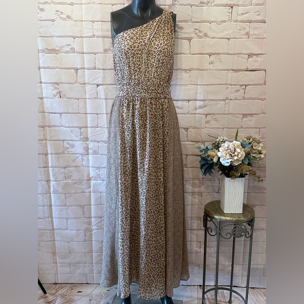 Leopard Print Maxi Dress